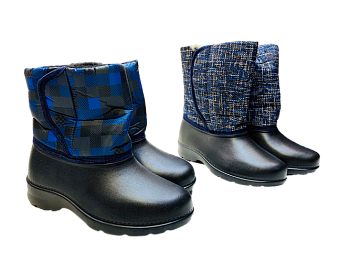 Дутики Ж. Гранд-М гал.пенка,липучка р.37-41 12п. М001(неткан.полотно)/М002 (иск.мех)