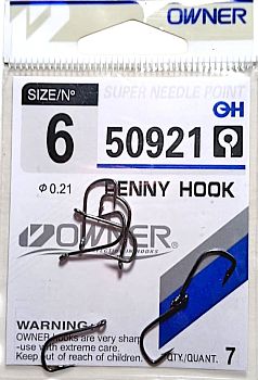 Крючки OWNER 10шт. № 6 50921