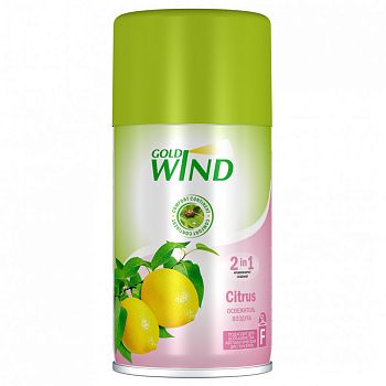 Освежитель "GOLD WIND" Цитрус 230мл сменный балон 1/12