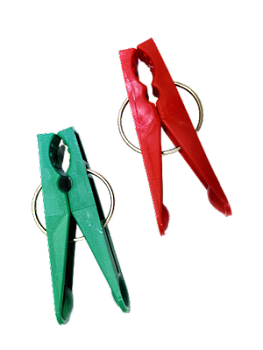 Прищепки пластик Лапочка (уп20шт) 1/30