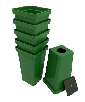 Стаканчик для рассады 0,3л съемн.дно (1уп=6шт) 1/50