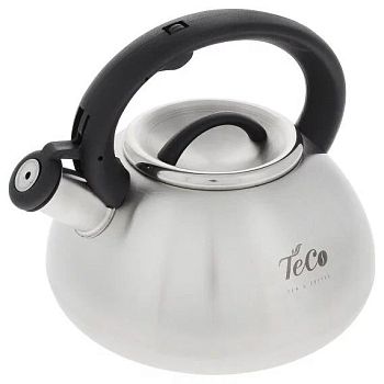 Чайник 3 литра нержавеющая сталь со свистком Teco ТС-101