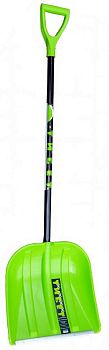 Лопата снег ТИБЕТ 410*415 ал.планка,съемный ал.чер.,V-ручка d32 100183