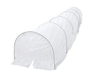 Парник Все в Дом "60" 3м*4м дуги металлические в ПВХ с молнией