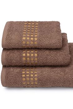 Полотенце мах. 40*60 коричневый цв.18-1029 35/5шт. Донецкая Мануфактура 415г/м2