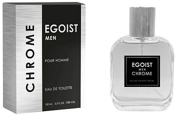 Туал.вода д/мужчин "Egoist men Chrome" L 100мл 1/12