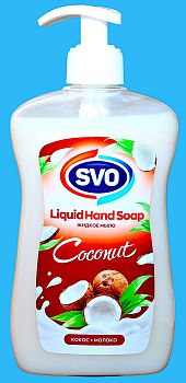 Мыло жидкое SVO "Кокос-молоко" 500мл (1752) 1/12шт