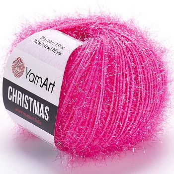 Пряжа CHRISTMAS (09) розовый (в уп.10шт)  Пряжа CHRISTMAS (09) розовый (в уп.10шт)