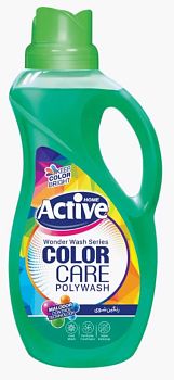 Гель-концентрат д/стирки универс ACTIVE Иран "COLOR CARE Poly Wash" 1,5л 1/9 (1320)