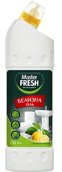 Средство отбеливающее Master Fresh белизна-гель с ароматом лимона  750мл 1/20