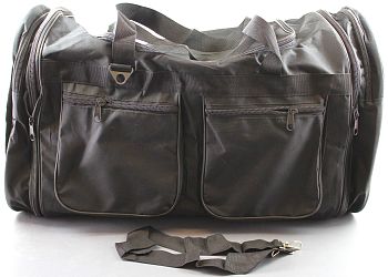 Сумка спортивная огромная,черная раздвижная 1/10