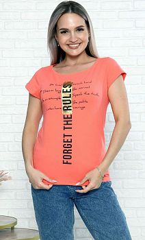 Футболка Ж. ДАРЬЯ М406 кулирка р.44-54