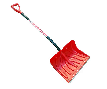 Лопата снег SnowПИНГВИН 500*350 оц.планка,съем.ал.черен.,V-ручка,d32 100181