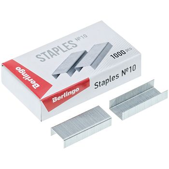 Скобы для степлера №10 Berlingo оцинкованные 1000 шт SH505 20шт