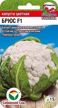 Капуста цветная Брюс F1 ц/п 10шт СибС