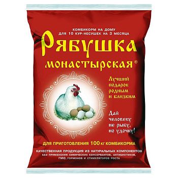 Премикс "Рябушка" монастырская для птиц 500гр