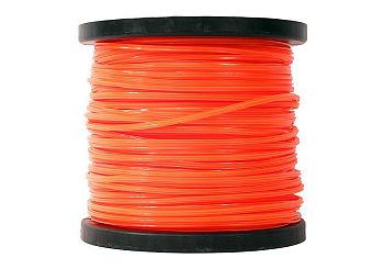 Леска для триммера 3мм*86м звезда,оранжевая,бобина Sturm