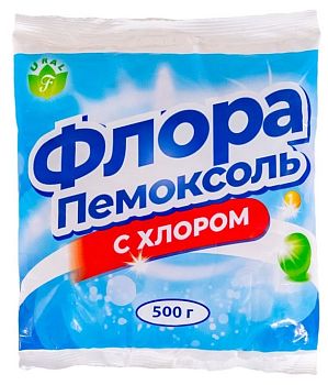 Средство чистящее ПЕМОКСОЛЬ с Хлором (пакет) 500гр 1/24
