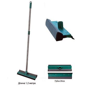 Окномойка (губка 24см, палка 1,0м) Р 055 1/52