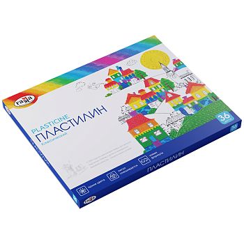 Пластилин 36 цветов Гамма "Классический" 281037