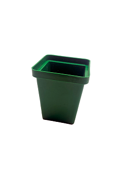 Стаканчик для рассады 0,2л с вкладышем 8*6,5*6,5 см 1/500