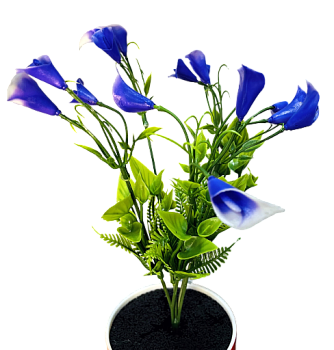 Калла пластик букет 30см 2/40