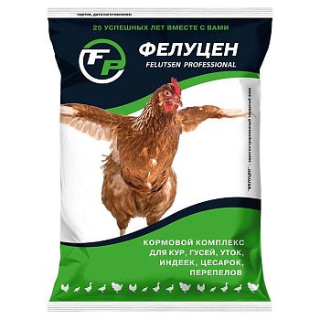 Фелуцен для сельскохозяйственной птицы 1кг. /12шт