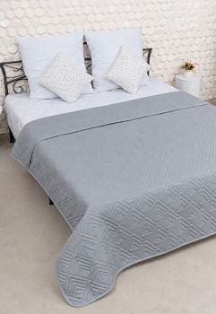 Покрывало 240*215 Ультрастеп полисатин Grey Аэлита