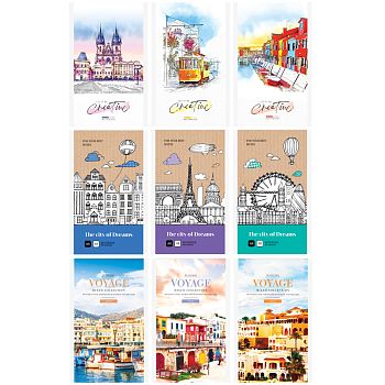 Блокнот А6 48 листов " Путешествия " на скрепке