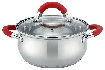 Кастрюля 2,1 литра Teco из нержавеющей стали 16см ТС-С2100-03R