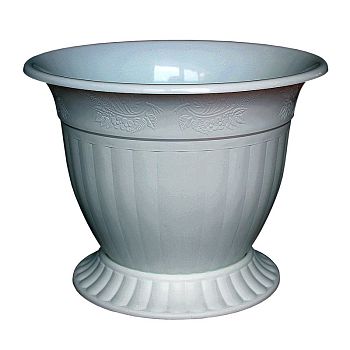 Горшок 7 литров Кашпо Венеция белый г.Пятигорск