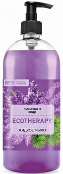 Мыло жидкое Ecotherapy Лаванда и кедр 1л 1/8 (9710)