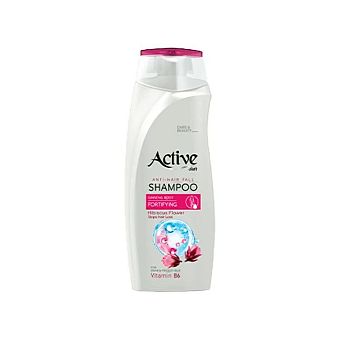 Шампунь ACTIVE Иран Care&beauty защита от выпадения волос Женьшень&Гибискус 350мл1/12 Розовый(9204)