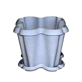 Горшок 2 литра Кашпо Изида белый г.Пятигорск