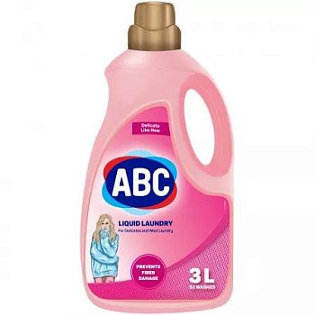 Гель для стирки ABC Для деликатной стирки 3л 1/6 (1331) Гель для стирки ABC Для деликатной стирки 3л 1/6 (1331)