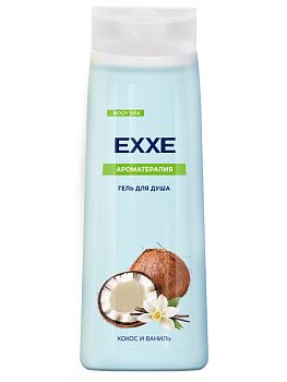Гель для душа EXXE "Кокос и ваниль", 400мл (9970) 1/12