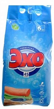 Порошок стир Эхо автомат+Ручная (пакет)6кг
