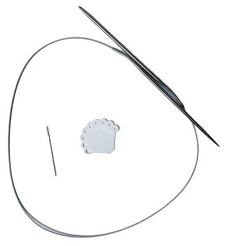 Спицы 3,5мм круговые 80см с иглой Спицы 3,5мм круговые 80см с иглой