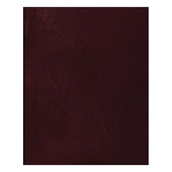 Тетрадь 48 листов клетка бумвинил, бордовый 1/10