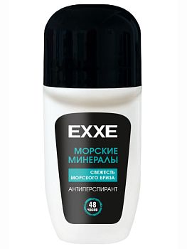 Дезодорант антиперспирант (ролик) EXXE MEN мужской морские минералы, 50 мл 1/12