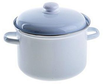 Кастрюля 6 литров Лысьва эмалированная без рисунка 121519 1/4