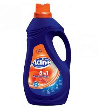 Гель-Кондиционер для стирки белья ACTIVE Иран Универсальный 5 в 1, 2л () 1/6