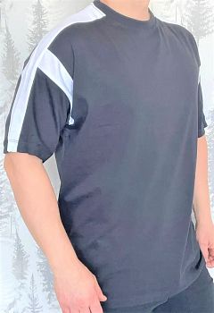 Футболка М.САМО кор.рук 55148 темно-серый р.M-3XL 5/100 *