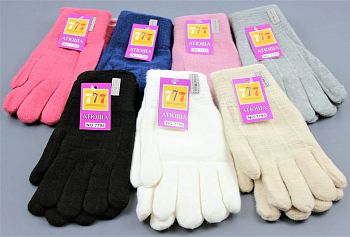 Перчатки Ж. ангора Катюша однотонные 7795 12/360