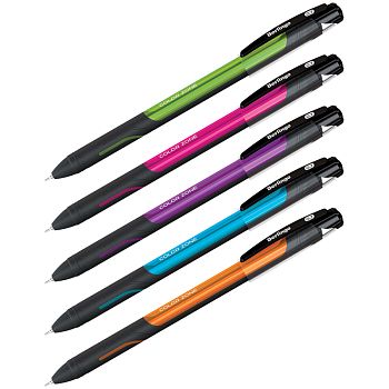 Ручка шариковая Berlingo Color Zone stick ассорти синяя 70950/ 24шт 