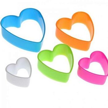 Форма для теста пластик. сердечки