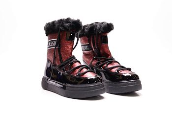 Сапожки женские. Меховые, зимние, опушка, блестящие. SUFA В48-1 8пар