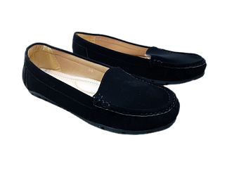 Макасины женские. Jin Shuang Z-9 замша,черные 8пар Макасины женские. Jin Shuang Z-9 замша,черные 8пар