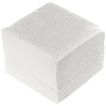 Салфетки бумажные в П/Э 24*24 1-слойные " Белые" Эко 100листов 1/50