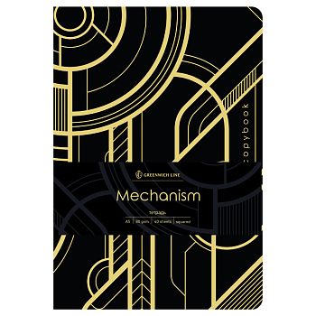 Тетрадь 40 листов клетка "Mechanism" софт-тач, лам., NS40A5-43992